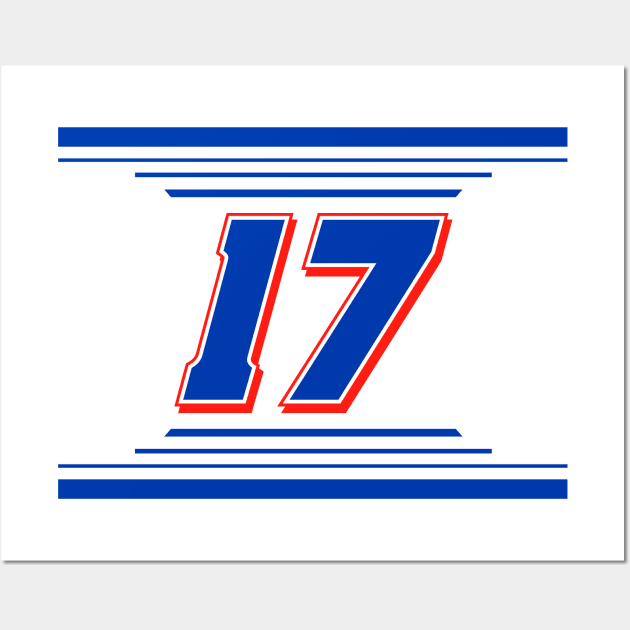 William Byron #17 2024 NASCAR Design Wall Art by AR Designs 